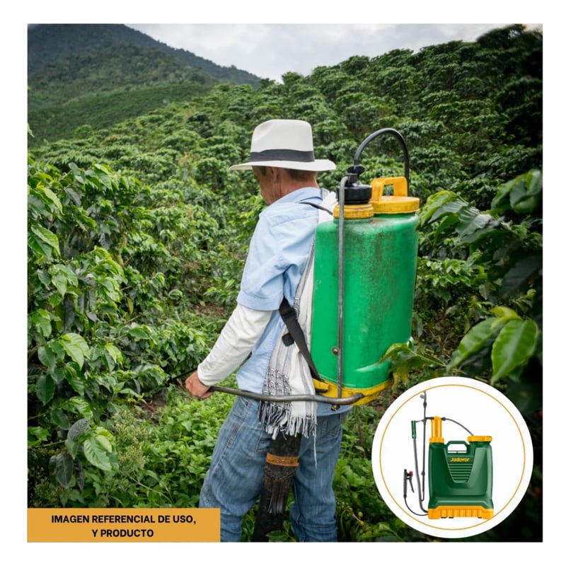 Rociador Fumigador Pulverizador tipo Mochila 16 Litros JDVR GENERICO falabella