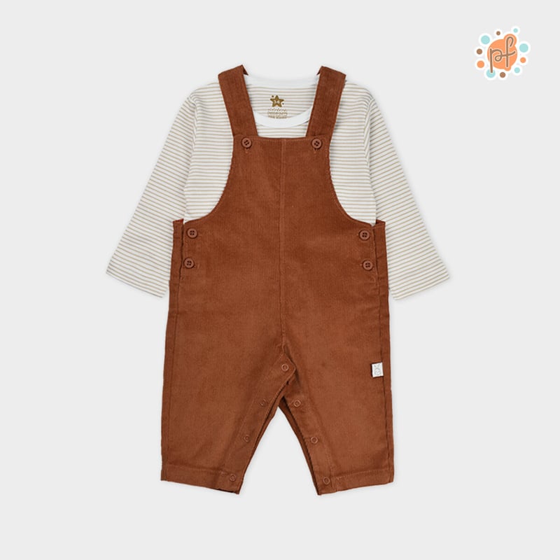 Conjunto Bebe Nino 2 Piezas Overol