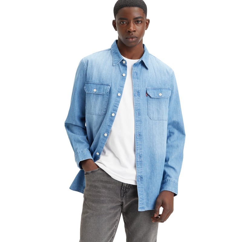 Camisa Hombre Jackson Worker Azul Levis LEVIS falabella