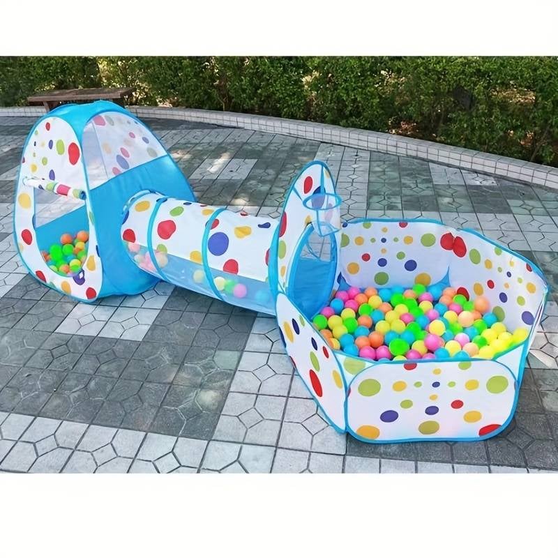 Piscina De Bolas Plegable Con Cesta – Parque Infantil Portátil Para Interiores Y Exteriores, Desde 6 Meses