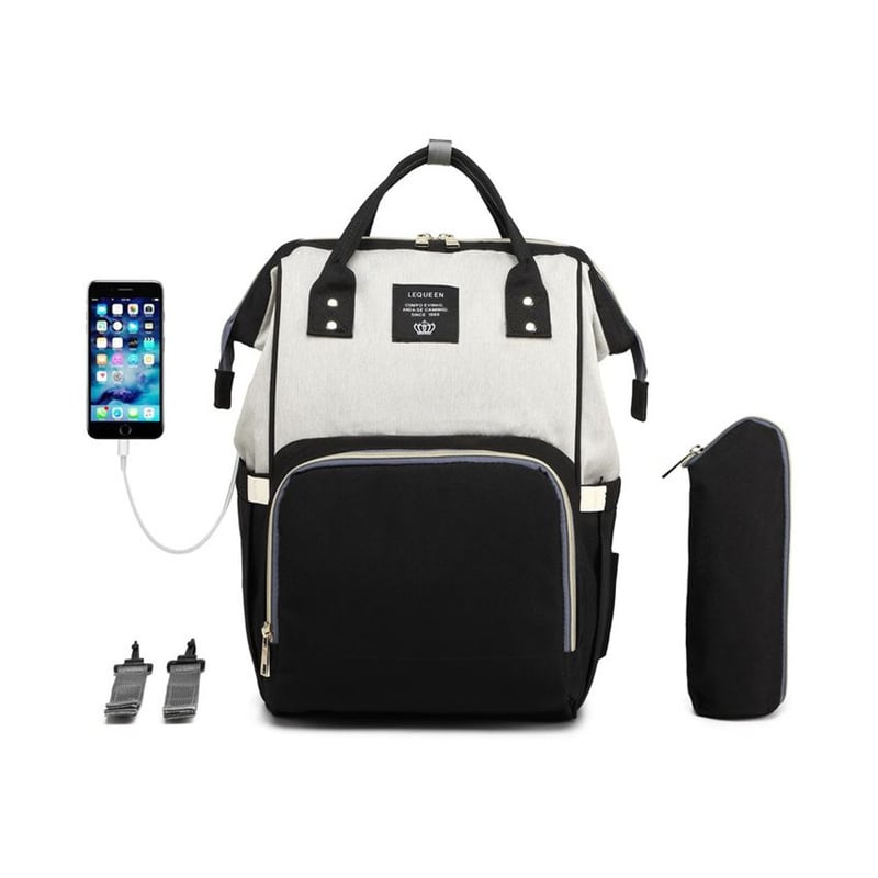 Mochila Panalera Impermeable Amplia Moderna Termica USB TIOZONEY falabella