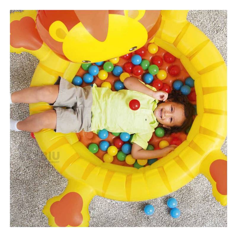 Piscina con Pelotas con Forma de Leon de Niños en Amarillo GENERICO ...