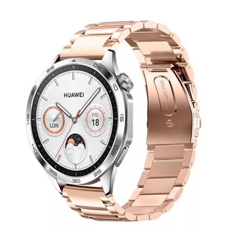 CORREA ESLABONES PARA HUAWEI WATCH GT ROSA GOLD GENERICO falabella