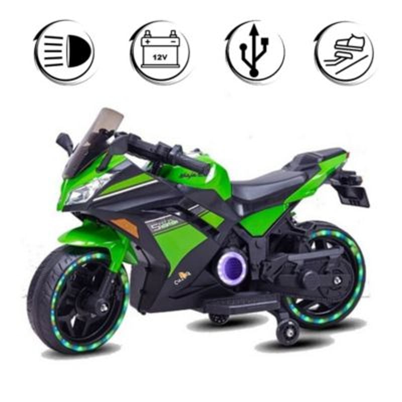 Moto a Bateria para Ninos NINJA Green GENERICO falabella