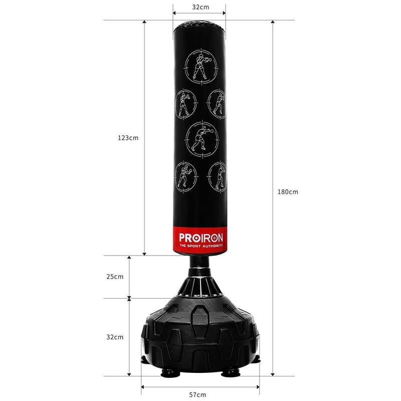 Saco de Boxeo Instructivo con Base de Pedestal PROIRON Sodimac Peru