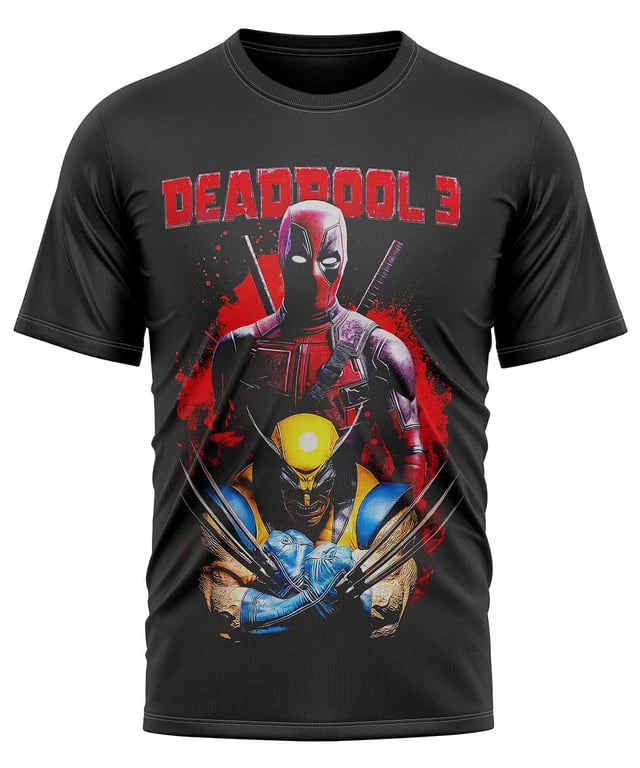 Bioworld Berretto con polsino rosso e nero con logo Deadpool