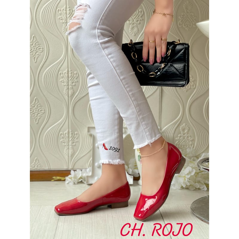 Balerinas Margaret para Dama - Rojo GENERICO | falabella.com