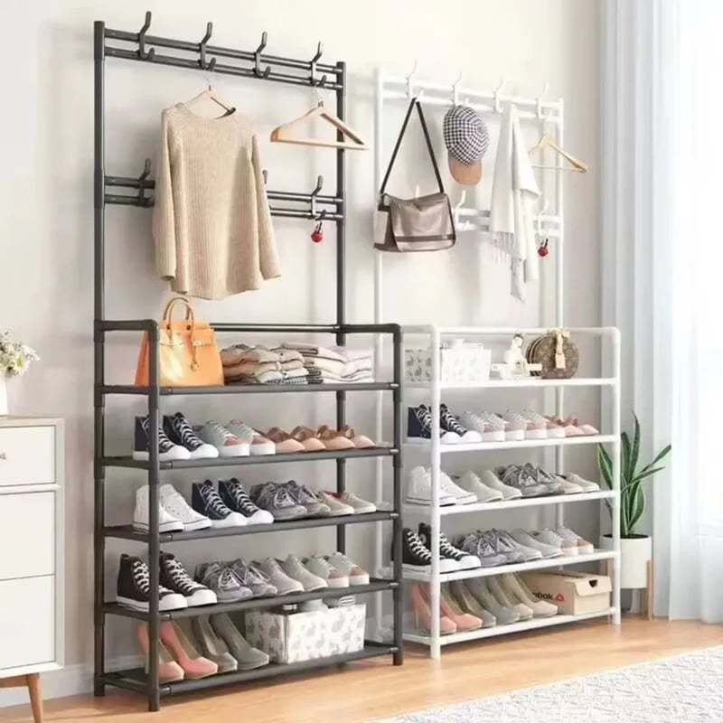 Zapatera con percheros de 5 niveles para 20 pares de zapatos GENERICO falabella