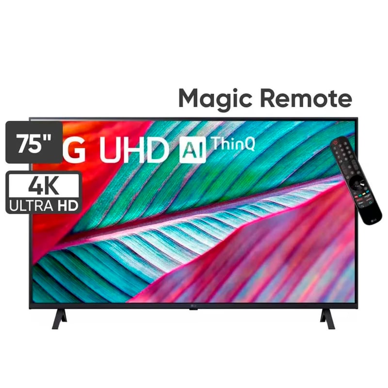 LG - Televisor LG 75 UHD 4K Smart TV AI ThinQ 75UR8750PSA