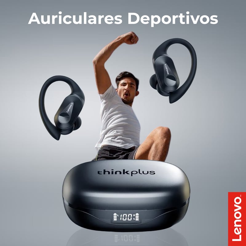 LENOVO - Audífonos Deportivos Bluetooth Lenovo LP75