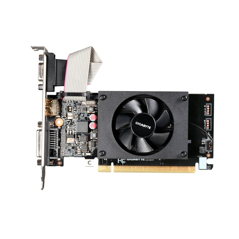 Gigabyte GeForce GT 710 Grafikkarte – 2GB, PCI Express, Ideal Für Office & Multimedia