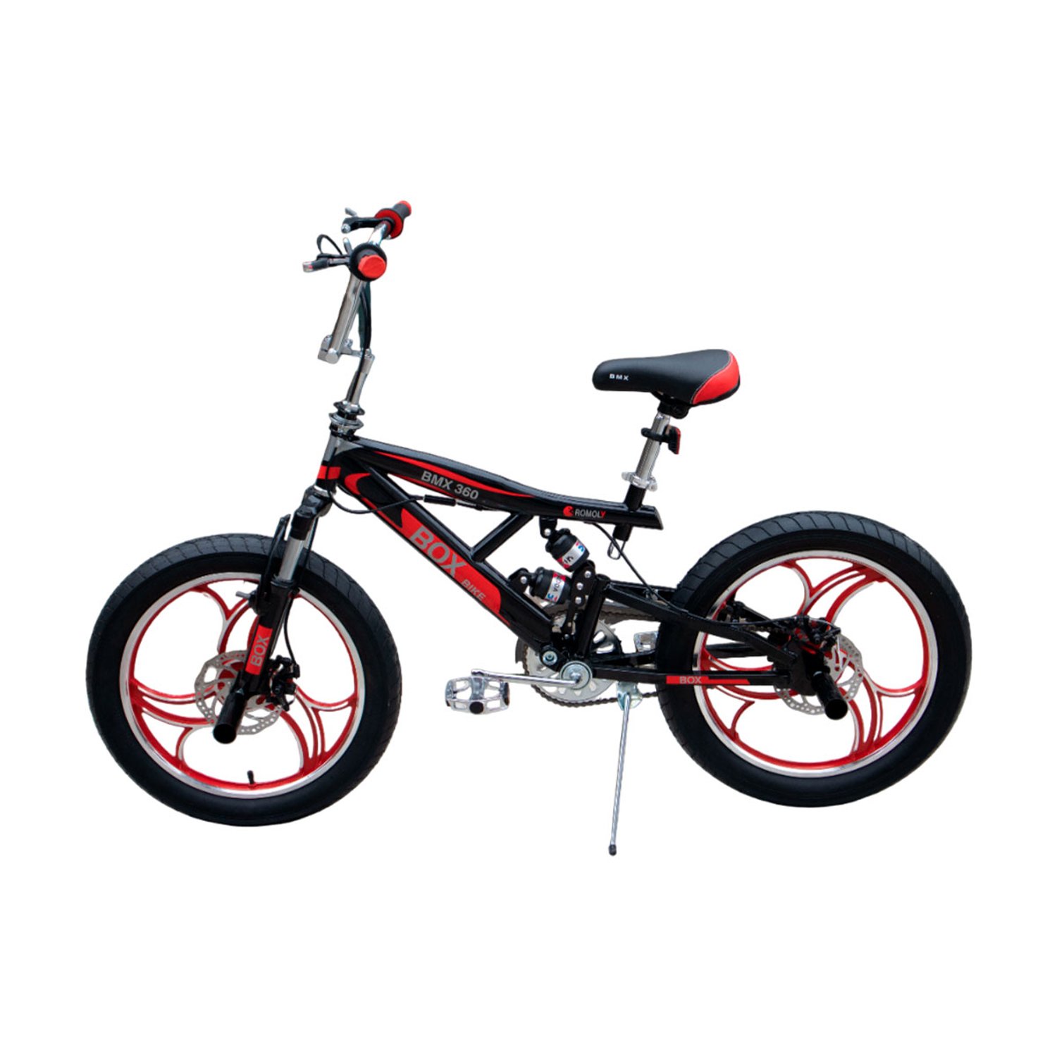 Bmx rojo shops con negro