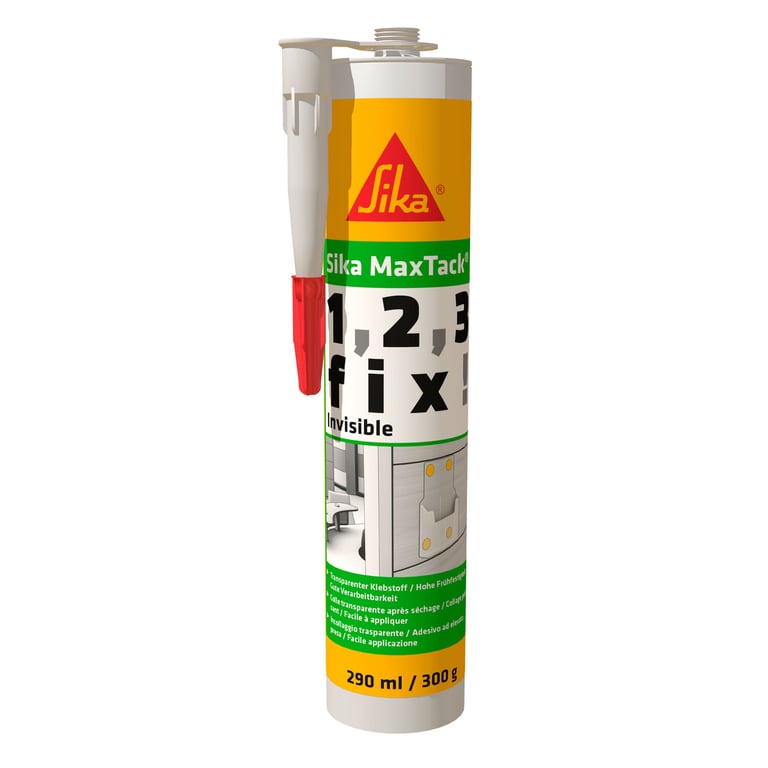 Adhesivo para fijación de objetos sika MaxTack Invisible 290ml SIKA ...