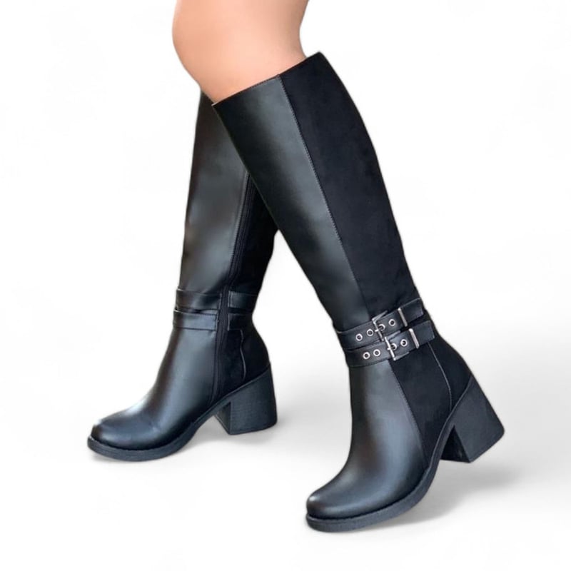 Sugar - Sandalias De Tacón De Bloque Para Mujer, Puntera Abierta, Correa Al Tobillo, Zapatos De Vestir Cómodos Para Bodas Y Uso Casual, Marino, 23 Cm