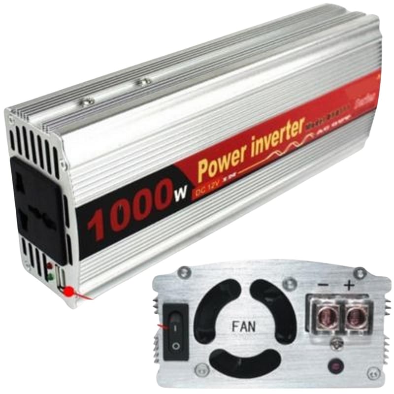 Inversor De Corriente De 12v A 220v Usb 1000w Cargador GENERICO ...