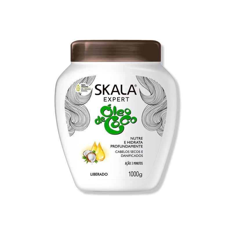 CREMA TRATAMIENTO CAPILAR ÓLEO DE COCO 1000G - SKALA EXPERT SKALA ...