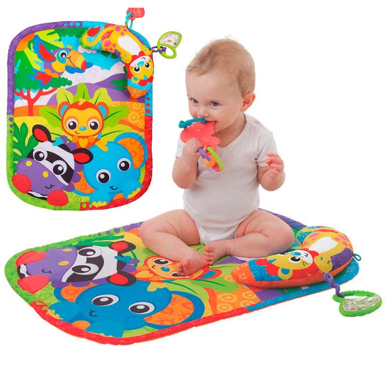 Gimnasio De Beb Alfombra Playgo Zoo Time Tummy PLAY AND GO Falabella