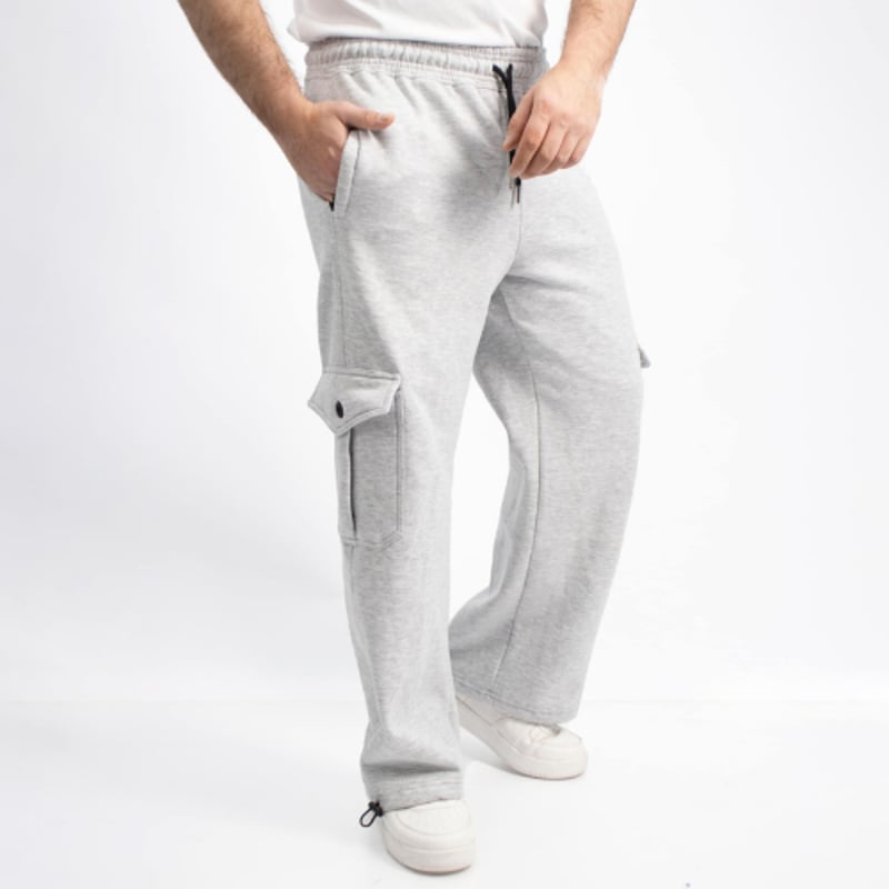 Pantalon Cargo Oversized para Hombre Franela
