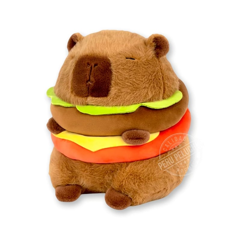 Peluche Capibara 23 Cm Con 8 Accessori - Set 9 In 1 Con Vestiti, Cappelli E Borse Per Bambini - 2