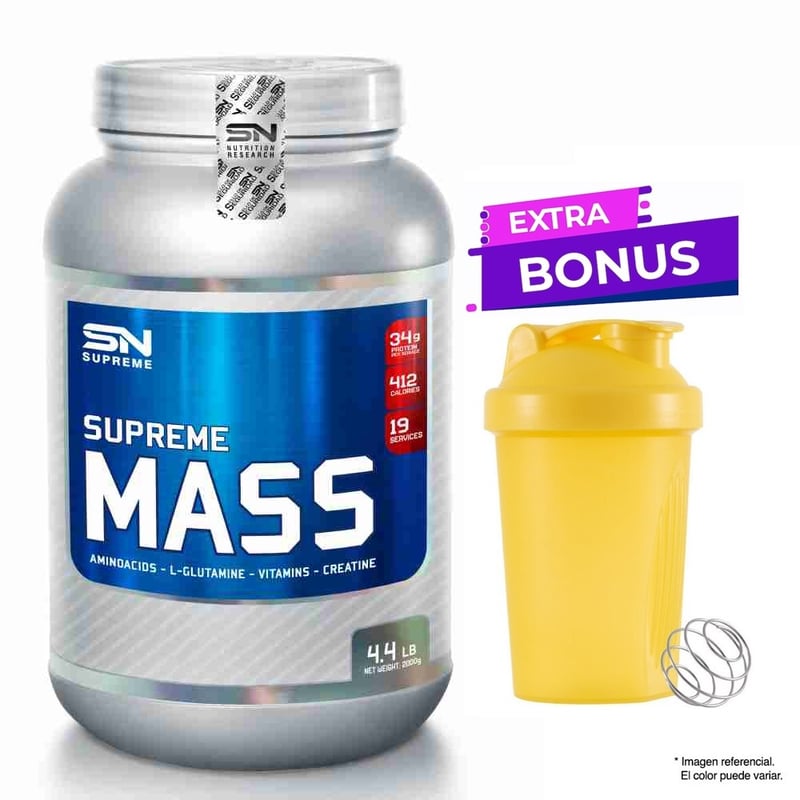 Proteína SN Supreme Mass 2 kg Chocolate SUPREME NUTRITION | falabella.com