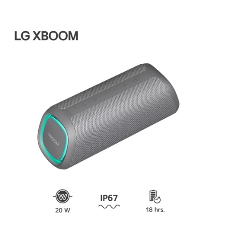 LG - Parlante Bluetooth LG Xboom GO XG5 Con IP67 20W