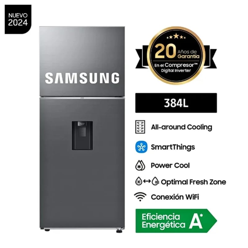 SAMSUNG - REFRIGERADORA SAMSUNG - RT38DG6730S9 384LT