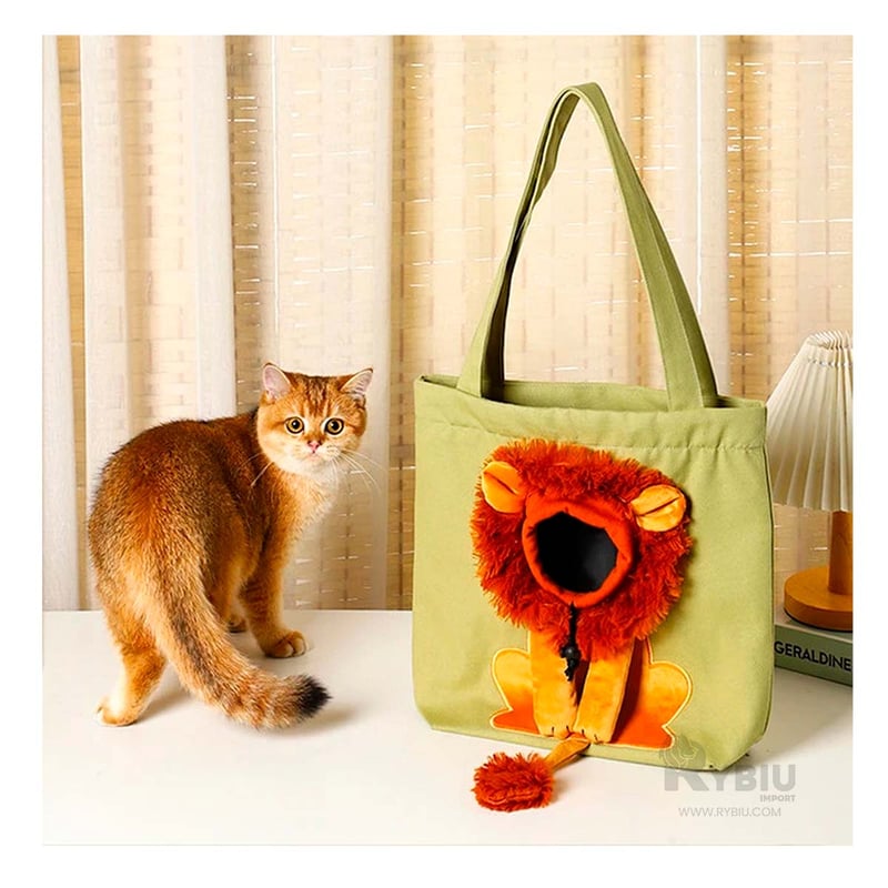 Cartera Resistente para Gatos en Verde Claro Y Agendita