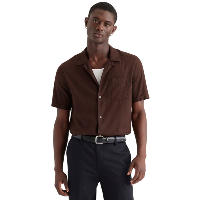 Camisa marron hombre new arrivals
