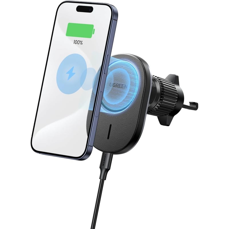 Cargador UGREEN P/auto inalambrico magnetico (25925)