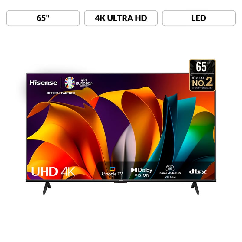 HISENSE - Televisor Hisense 65 Pulg. LED Smart VIDAA Tv UHD 4K 65A6N (2024)