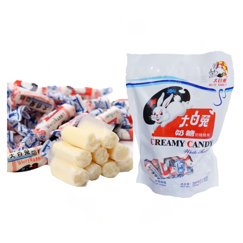 Caramelos Cremoso De Leche Cream Candy 200gr White Rabbit GENERICO ...