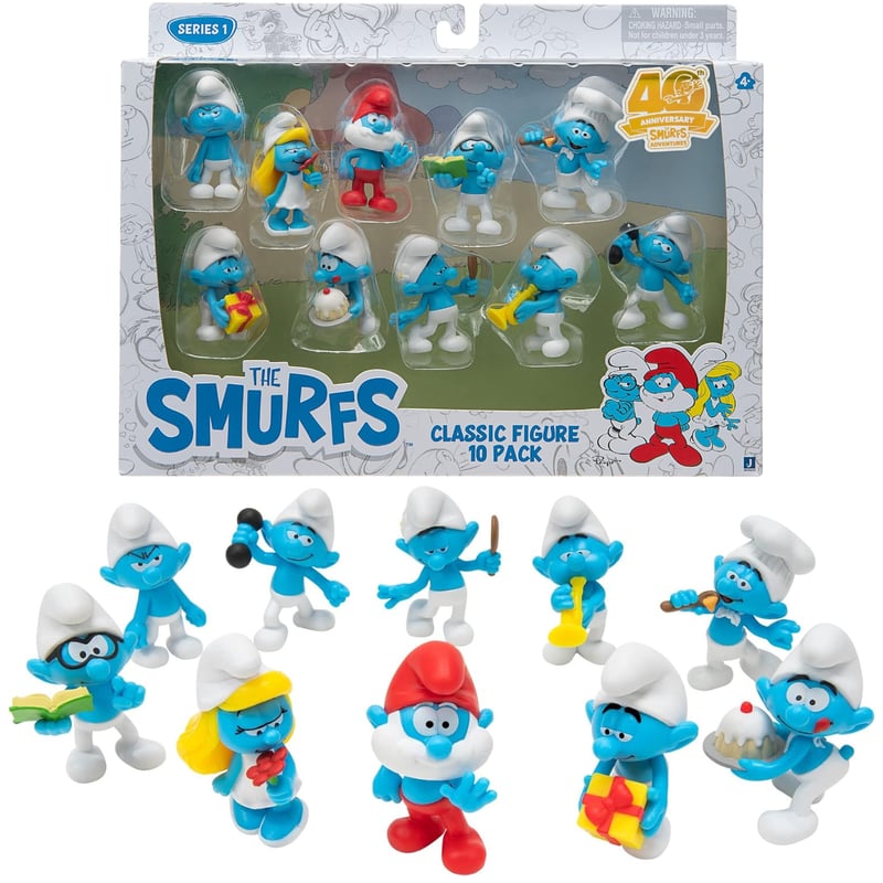 Gargamel, Pitufo Bromista, Pitufina, Papá Pitufo, Pitufo Gruñón, Pitufo Gargamel, Pitufo Bromista, Pitufina, Papá Pitufo, Pitufo Gruñón, Pitufo