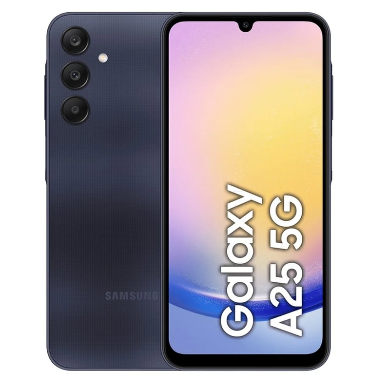 SAMSUNG - SAMSUNG GALAXY A25 5G 6GB RAM 128GB ROM COLOR BLUE BLACK