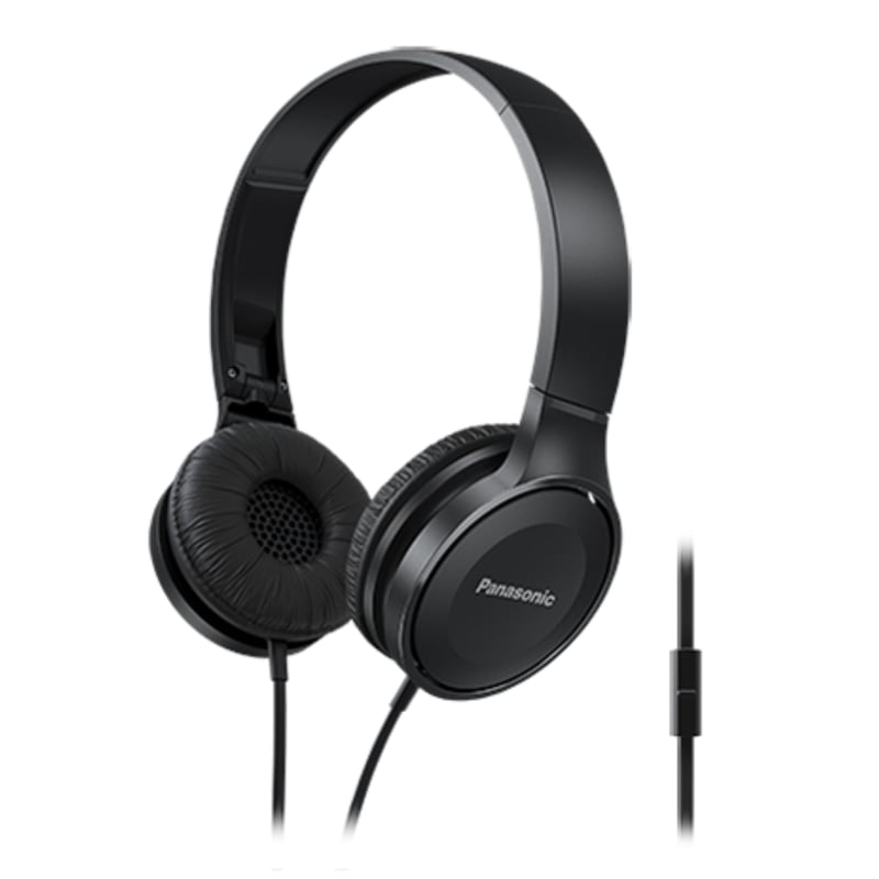 PANASONIC - AUDÍFONOS PANASONIC ON-EAR C-MICRÓFONO RP-HF100ME-K NEGRO