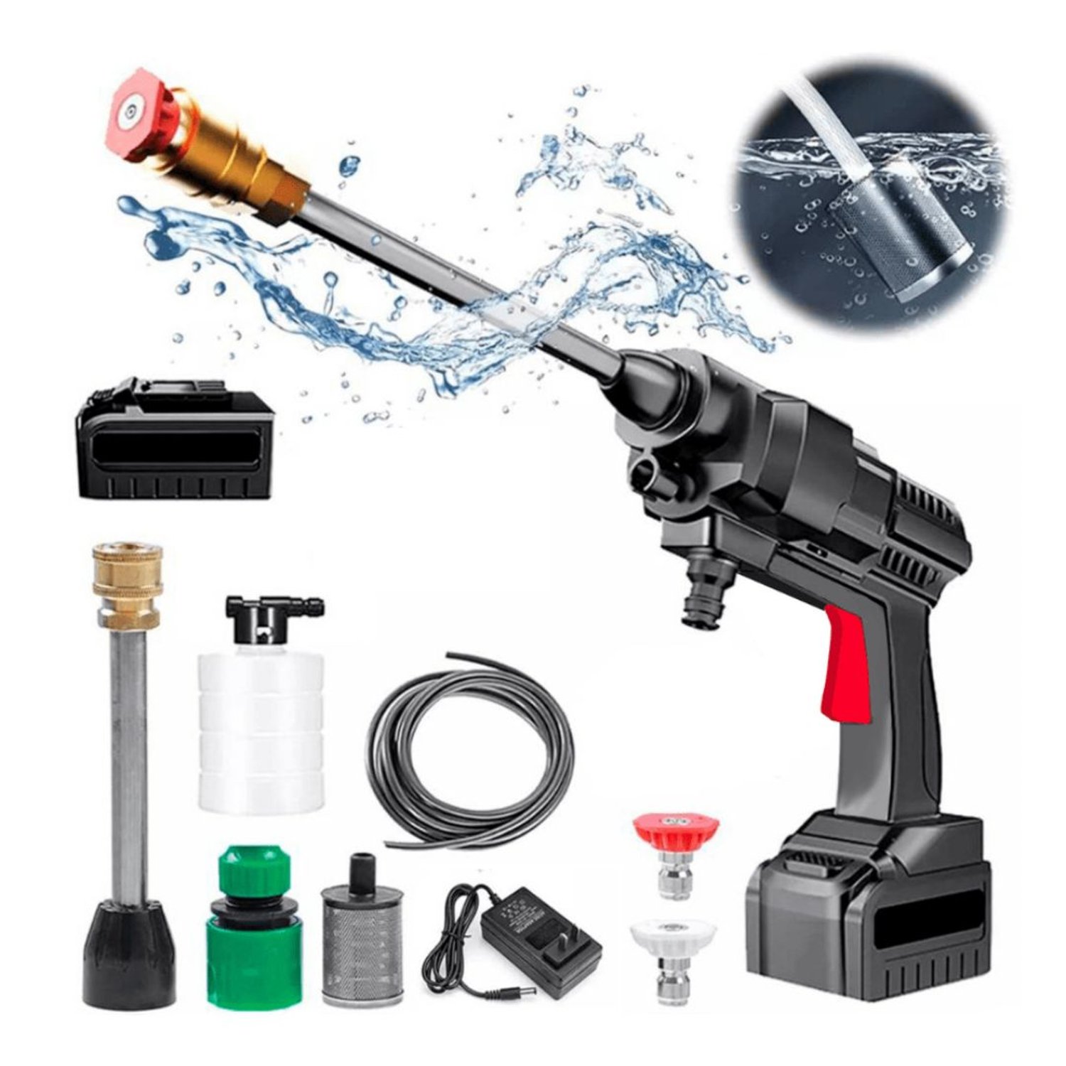 Pistola de Alta Presión para Lavado de Autos 48V GENERICO | falabella.com