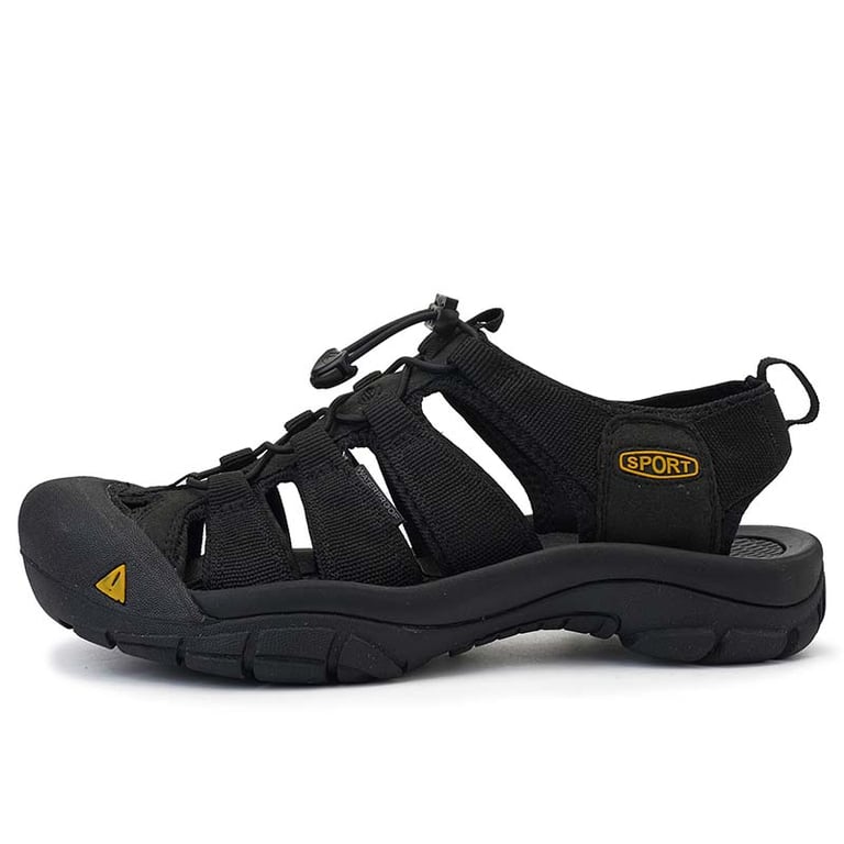 Sandalia de Trekking Para Explorar con Estilo Hombre Negro SHANDIAN ...