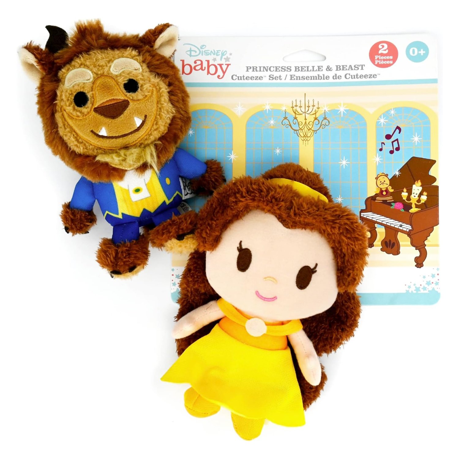 La Bella y La Bestia peluches Belle Beast Disney Baby