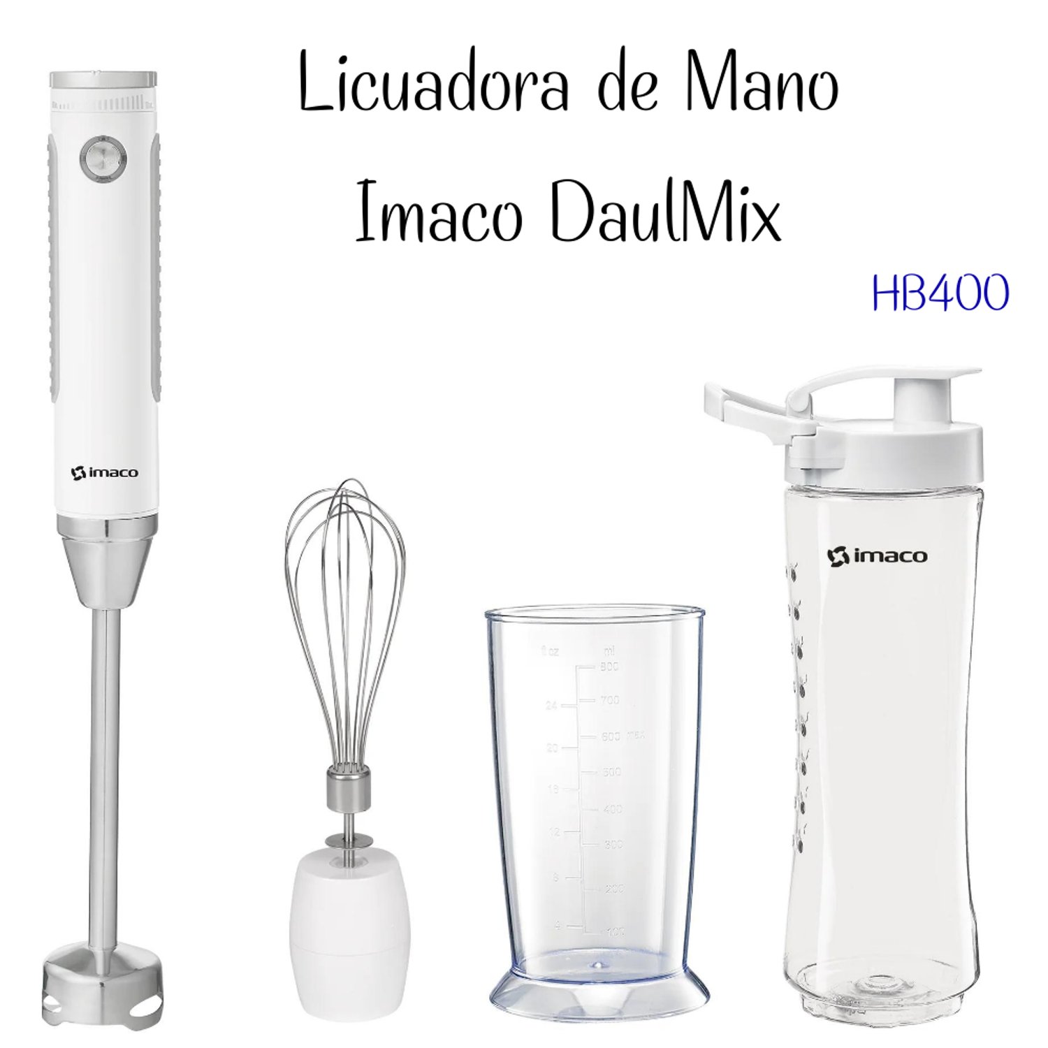 Licuadora de Mano Imaco Dual Mix 400Watts HB400 IMACO falabella