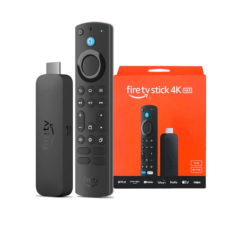 AMAZON - Amazon Fire TV Stick 4K MAX 2° Gen Con Alexa Voice Remote Wi-Fi 6E