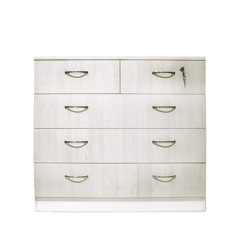 Cómoda 5 Cajones Armado MUEBLES MACRUMO