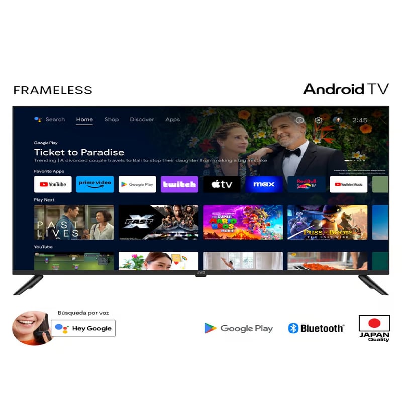 TELEVISOR JVC UHD 4K 43 LED LTKB628 JVC