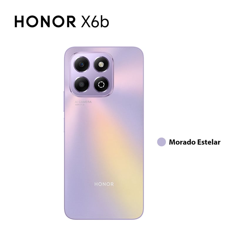 HONOR - HONOR X6b 4GB RAM 128GB COLOR MORADO ESTELAR