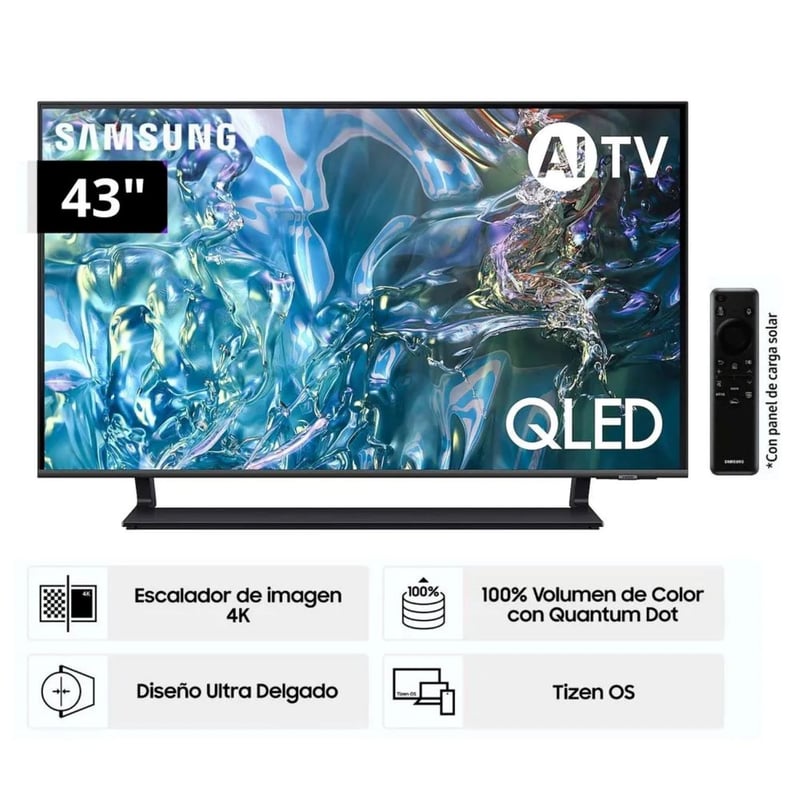 SAMSUNG - Televisor Samsung QLED Tizen Smart Tv 43 4K QN43Q65DAGXPE