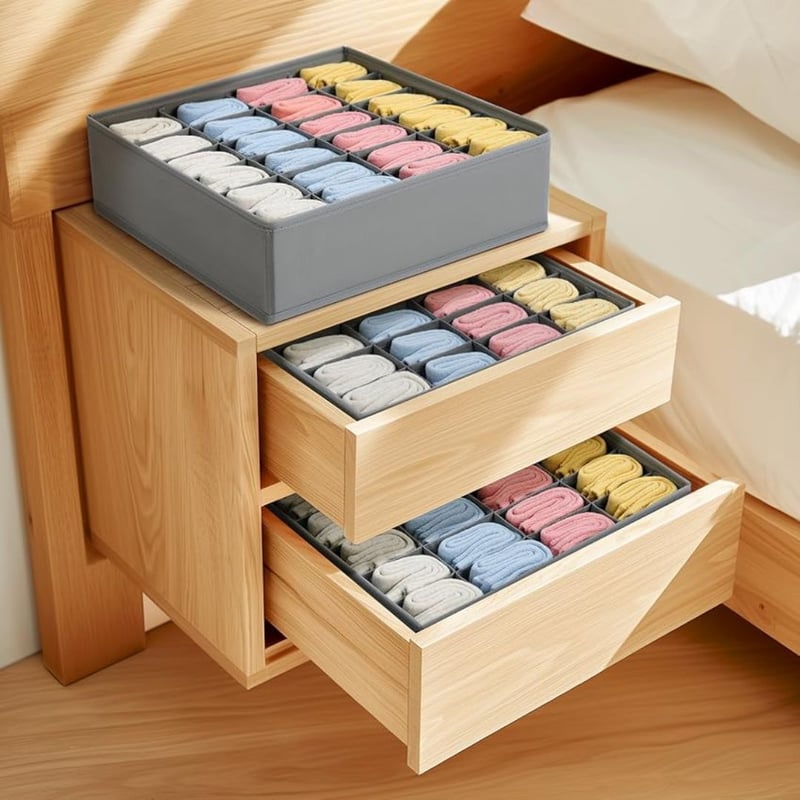 Organizador De Cajones Para Ropa 16 Divisiones x3 Unids GENERICO falabella