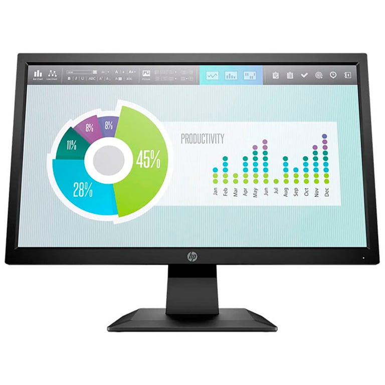 MONITOR HP P204V 195 1600 X 900 VGA-HDMI 5RD66AA. HP | falabella.com