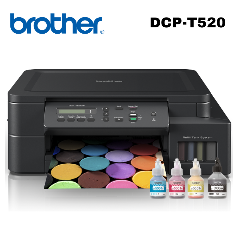 BROTHER - IMPRESORA MULTIFUNCIONAL BROTHER DCP-T520W WIFI