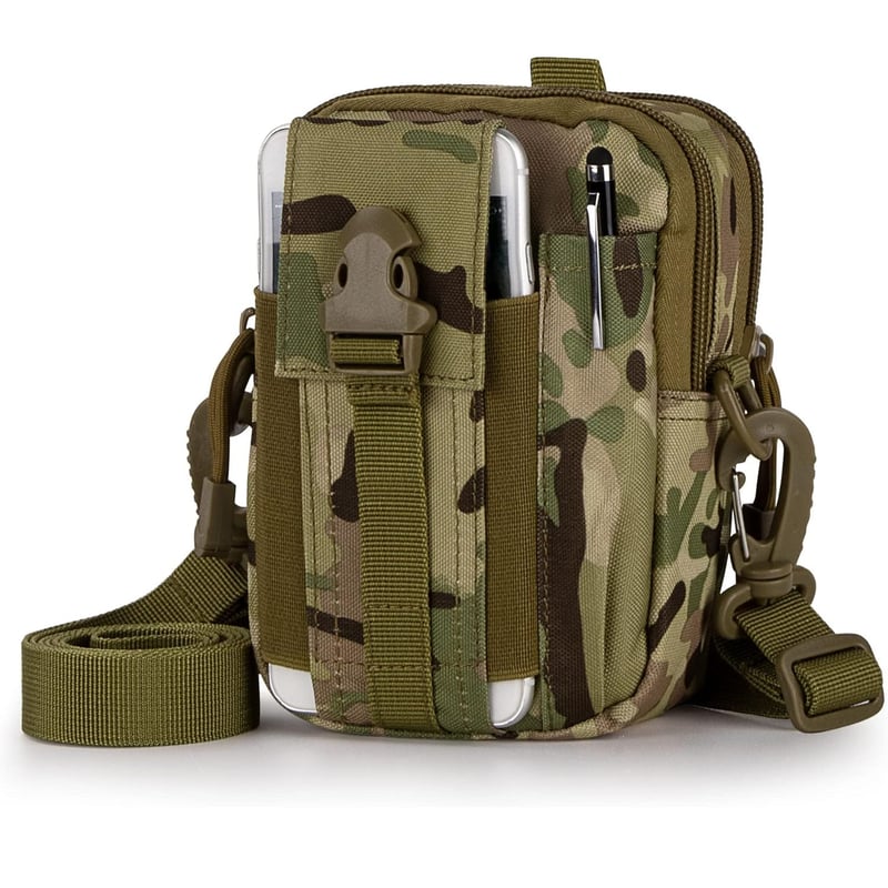 Bolsa tactica Molle para telefono bolsa cintura compacta con correa