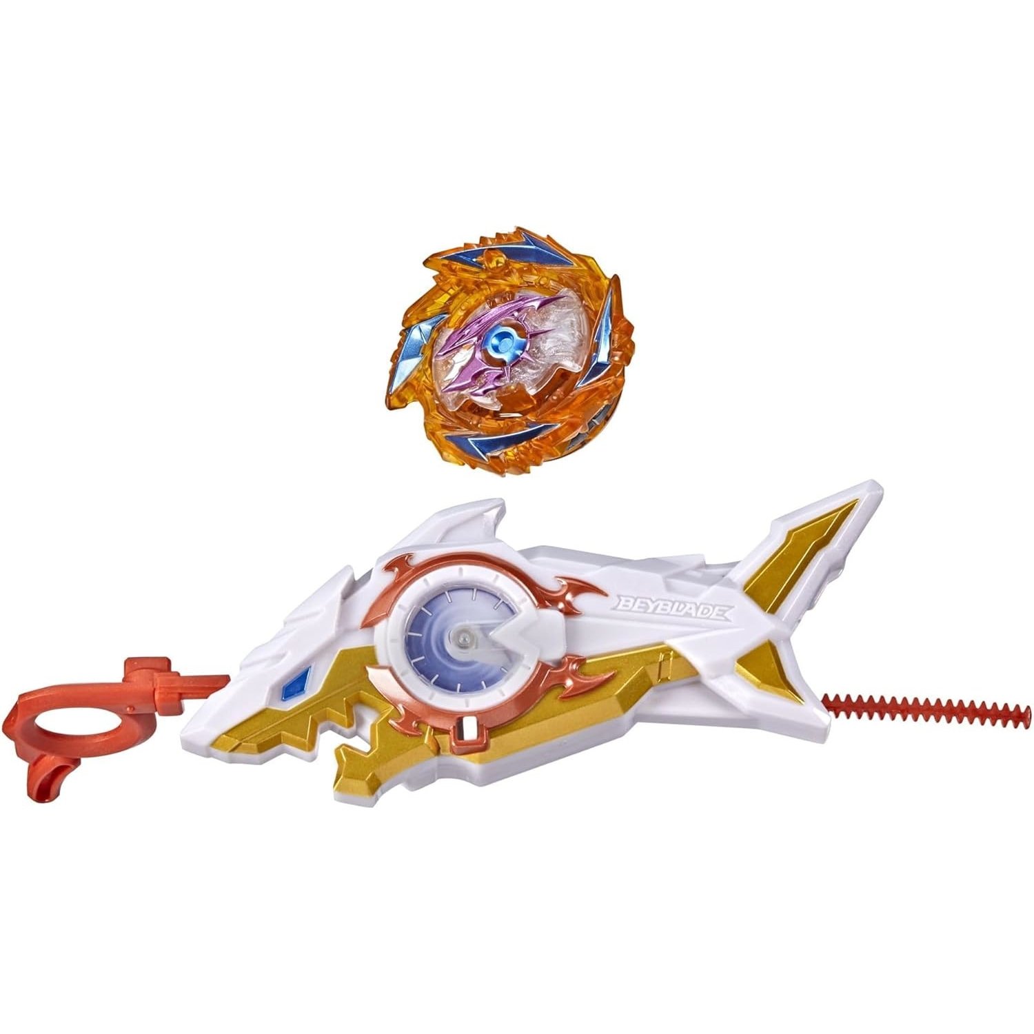 BEYBLADE DEMISE HYPERION H6 CON LUCES Y LANZADOR BEYBLADE falabella