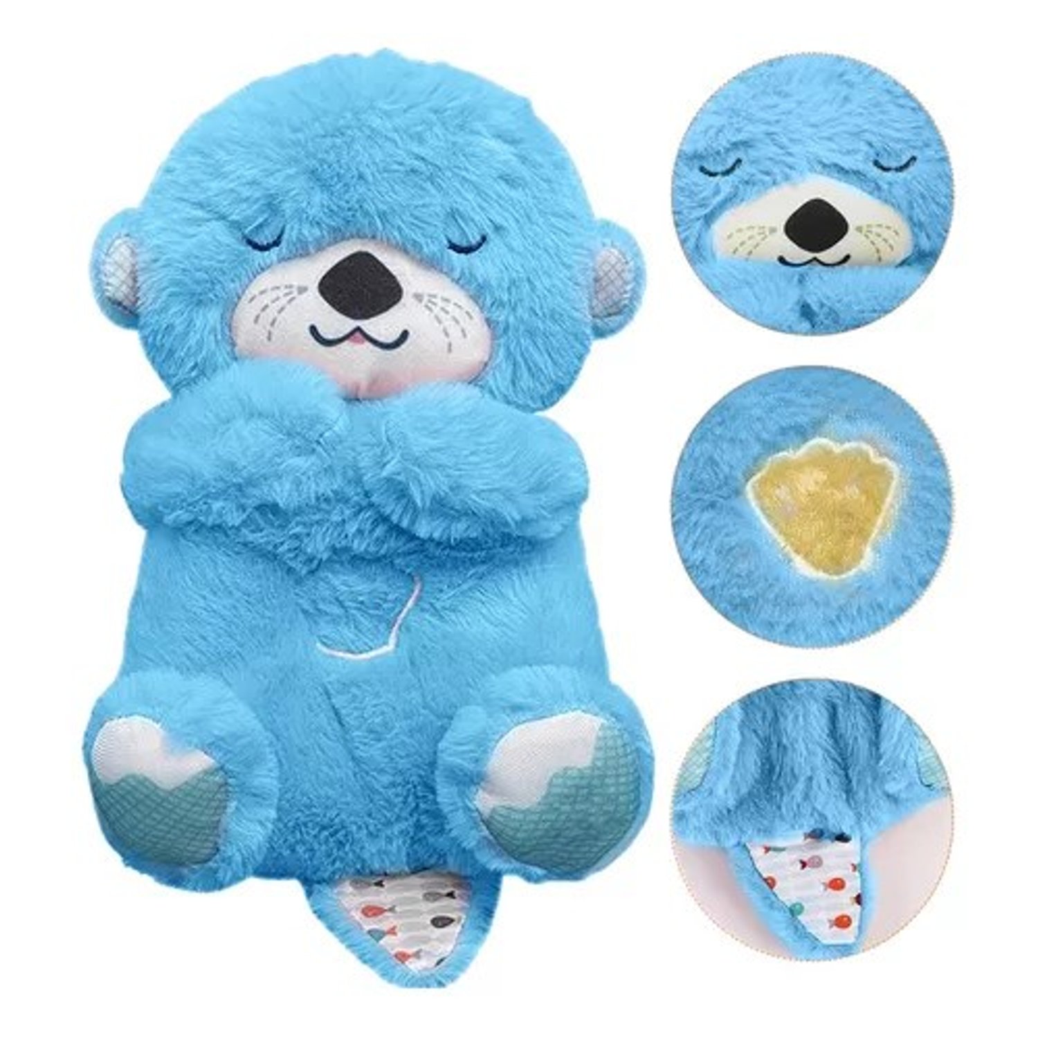 Peluche Nutria Dormilona Respira Musical Celeste Generico GENERICO |  falabella.com