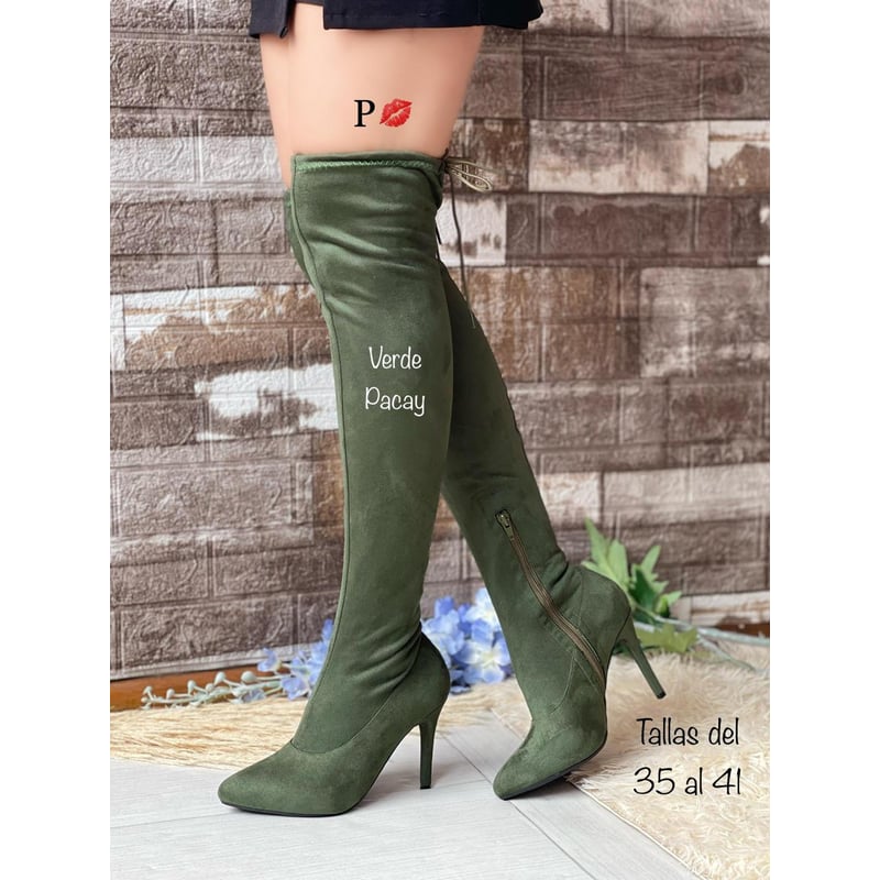 Botas Darcy de Sueder para Dama - Verde Pacay GENERICO | falabella.com